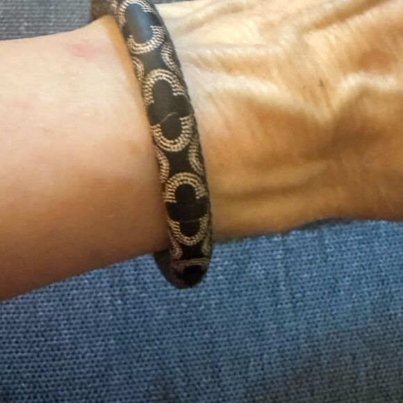 NWOT Brighton Woodstock Single Beige Python Embossed Leather Bracelet. - Picture 2 of 5